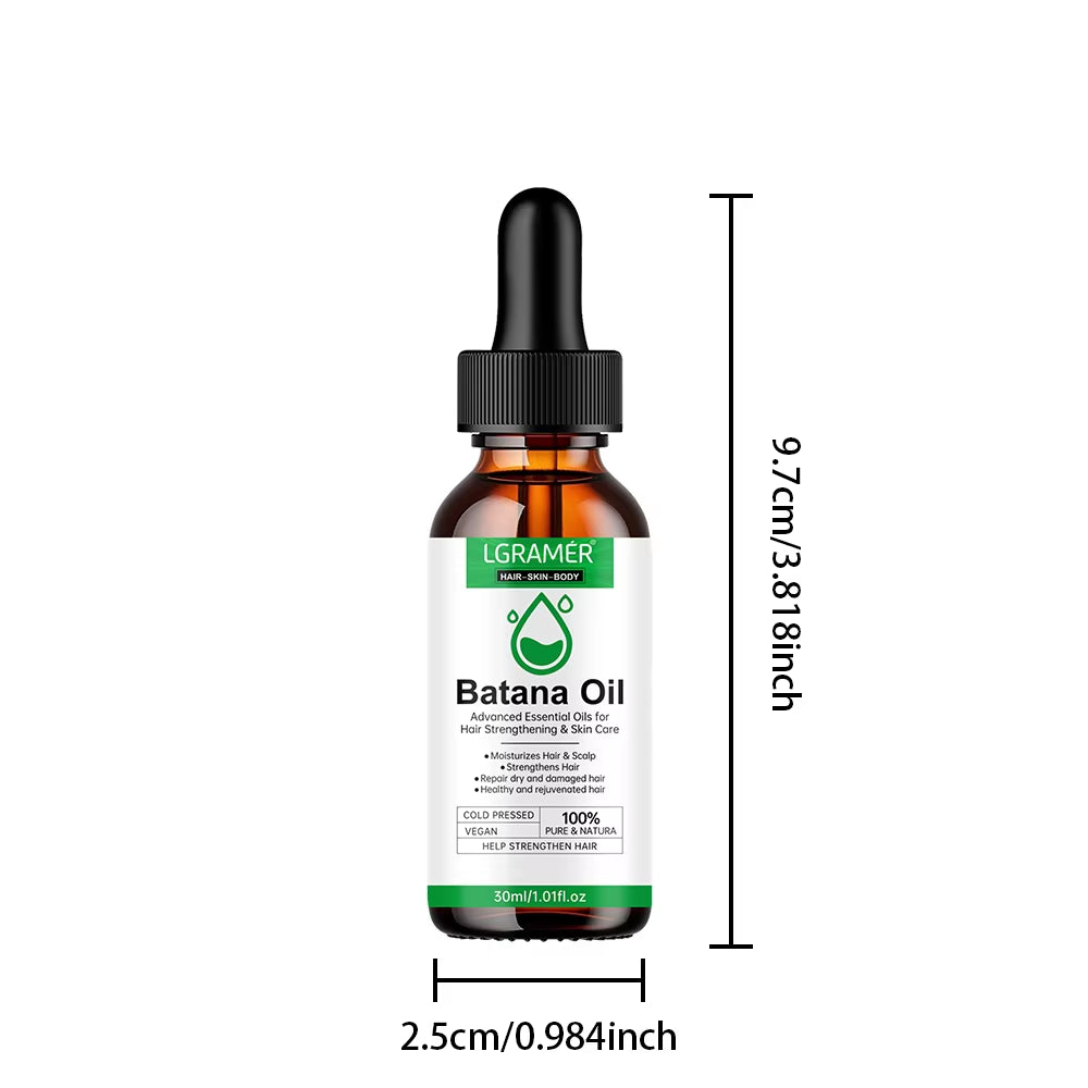 Batana Oil Advanced Essential Oil Hair Growth Skin Care Moisturizes Strengthens Hair Scalp Improve Hair Loss Hair Care Products