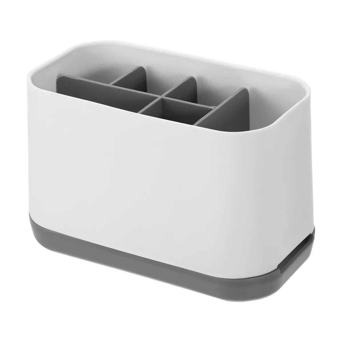 Unique Bargains Plastic Removable Toothbrush Holder Toothbrush Organizer for room Gray White 1 Pcs