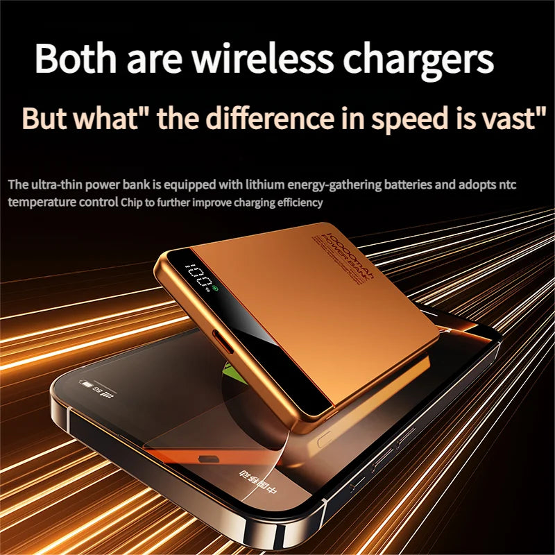 Original Qi2 Powerbank Wireless Charger for Apple Iwatch 10 9 8 Magsafe Power Banks External Battery for Iphone 17 16Airpods Pro
