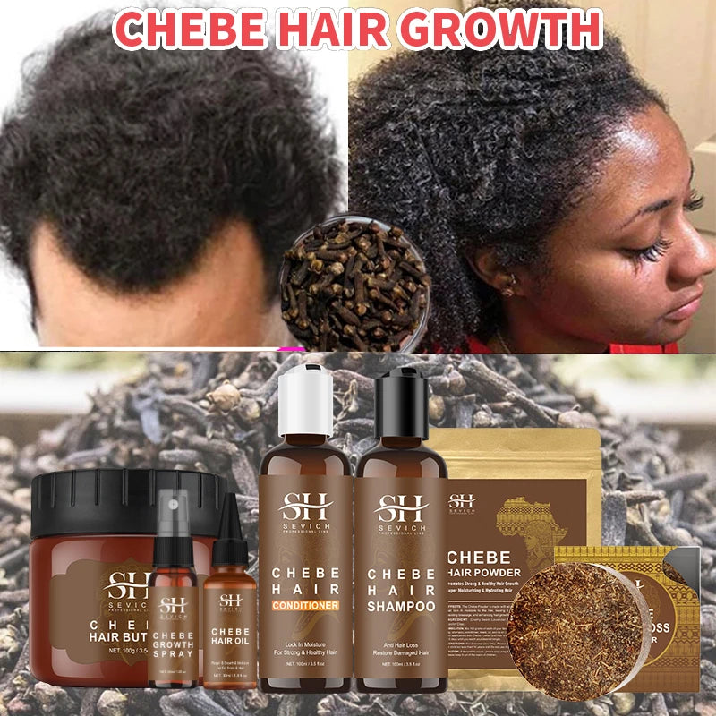 Fast Hair Growth Products African Chebe Powder Hair Growth Oil Hair Loss Treatment Chebe Hair Mask anti Hair Break Products