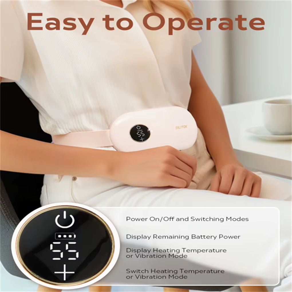 Portable Heating Pad, Heating Pad for Period Cramps, Fast Heating Pad，Wearable Heating Pads,Back or Tummy Heating Pad for Women