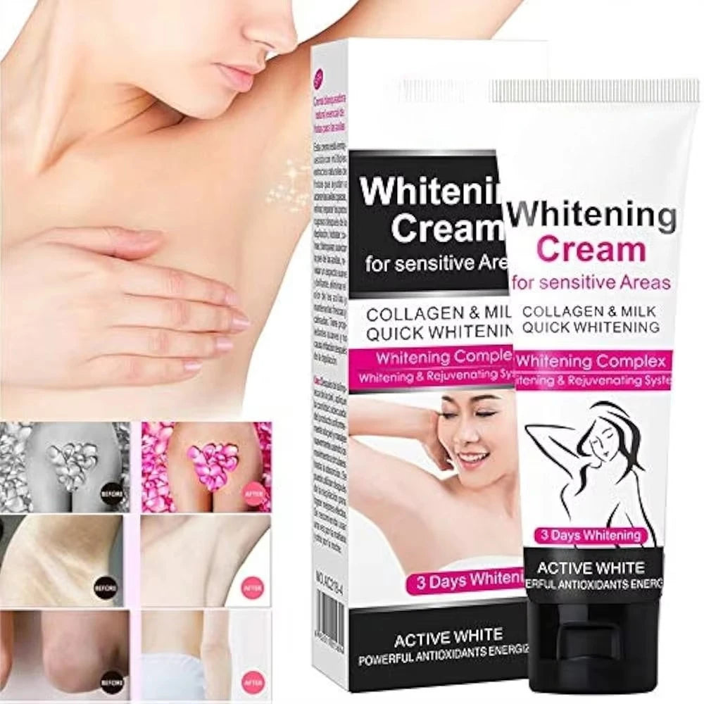 3/5/7Pcs Women Armpit Whitening Cream between Knees Private Parts Whitening Formula Armpit Whitener Intimate Body Creams