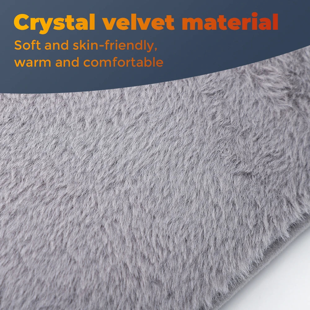 Electric Uterus Warming Belt Waist Hand Warmer Gloves Heating Pad Graphene 3-Level Temp Office/Travel/Cold Day Menstrual Relief