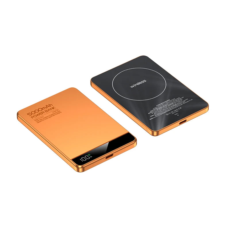 Original Qi2 Powerbank Wireless Charger for Apple Iwatch 10 9 8 Magsafe Power Banks External Battery for Iphone 17 16Airpods Pro