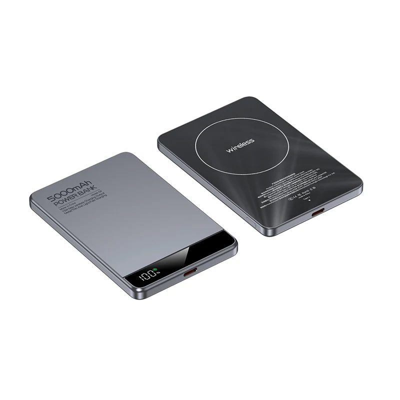 Original Qi2 Powerbank Wireless Charger for Apple Iwatch 10 9 8 Magsafe Power Banks External Battery for Iphone 17 16Airpods Pro
