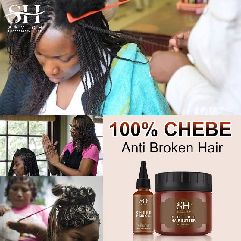 Fast Hair Growth Products African Chebe Powder Hair Growth Oil Hair Loss Treatment Chebe Hair Mask anti Hair Break Products