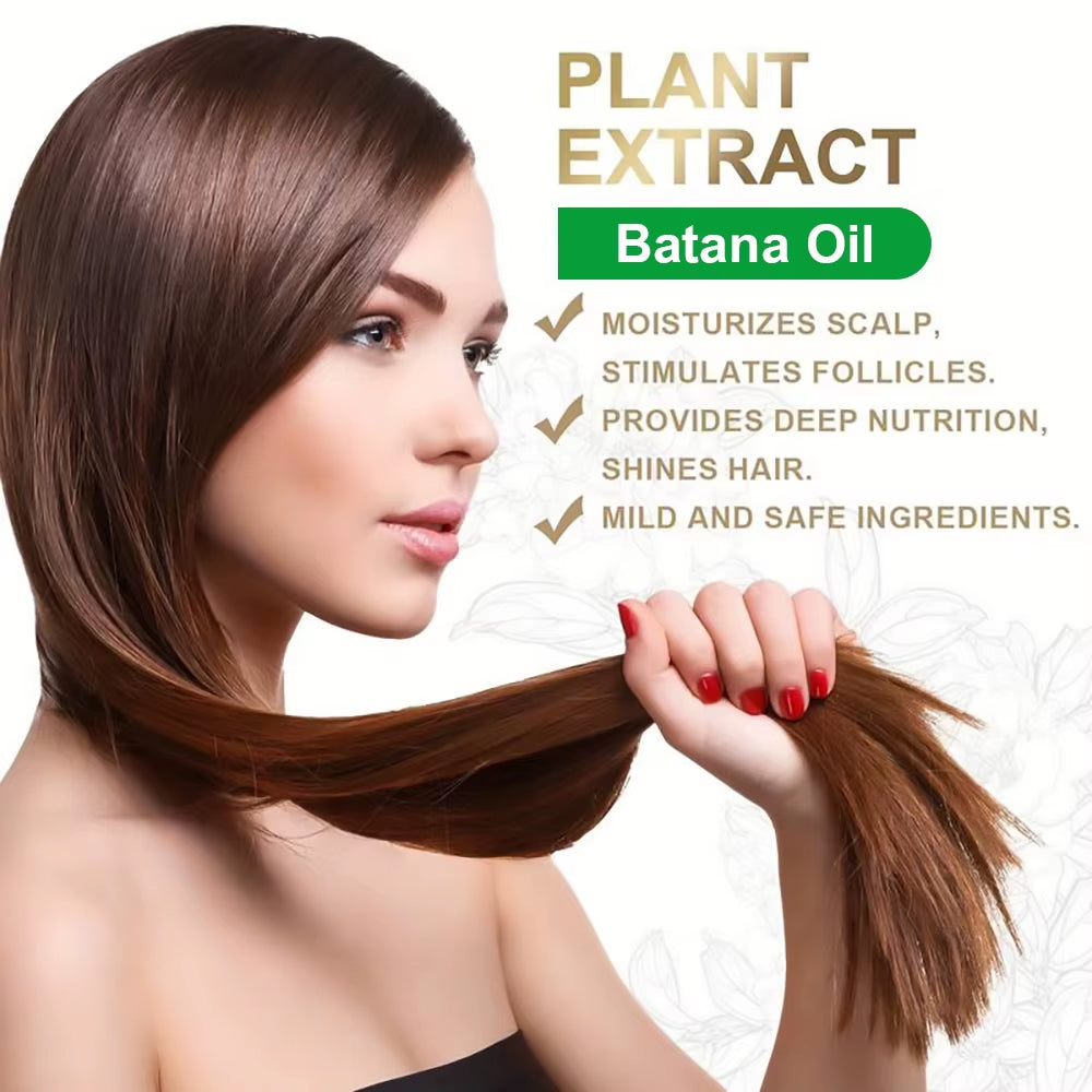 Batana Oil Advanced Essential Oil Hair Growth Skin Care Moisturizes Strengthens Hair Scalp Improve Hair Loss Hair Care Products