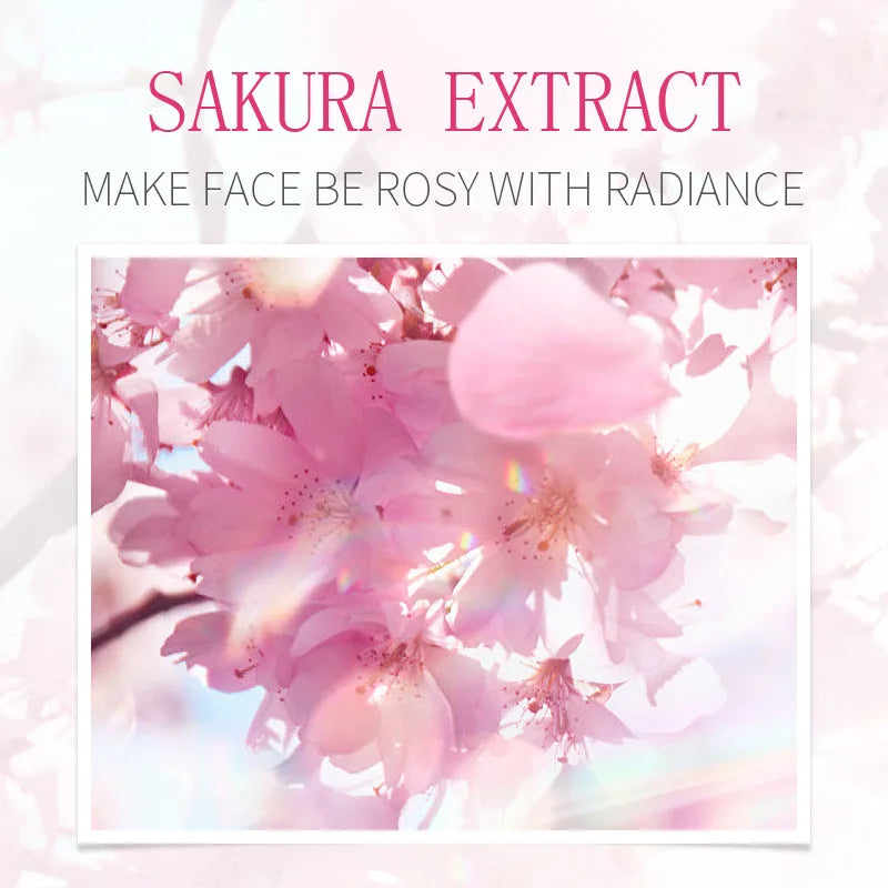 30Ml  Sakura Face Serum Cherry Blossom Moisturizing Essence Nourishing Improving Dryness Facial Skin Care Products