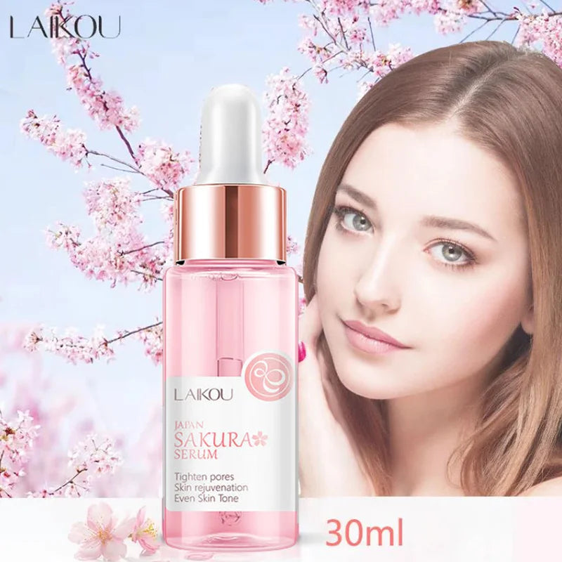 30Ml  Sakura Face Serum Cherry Blossom Moisturizing Essence Nourishing Improving Dryness Facial Skin Care Products