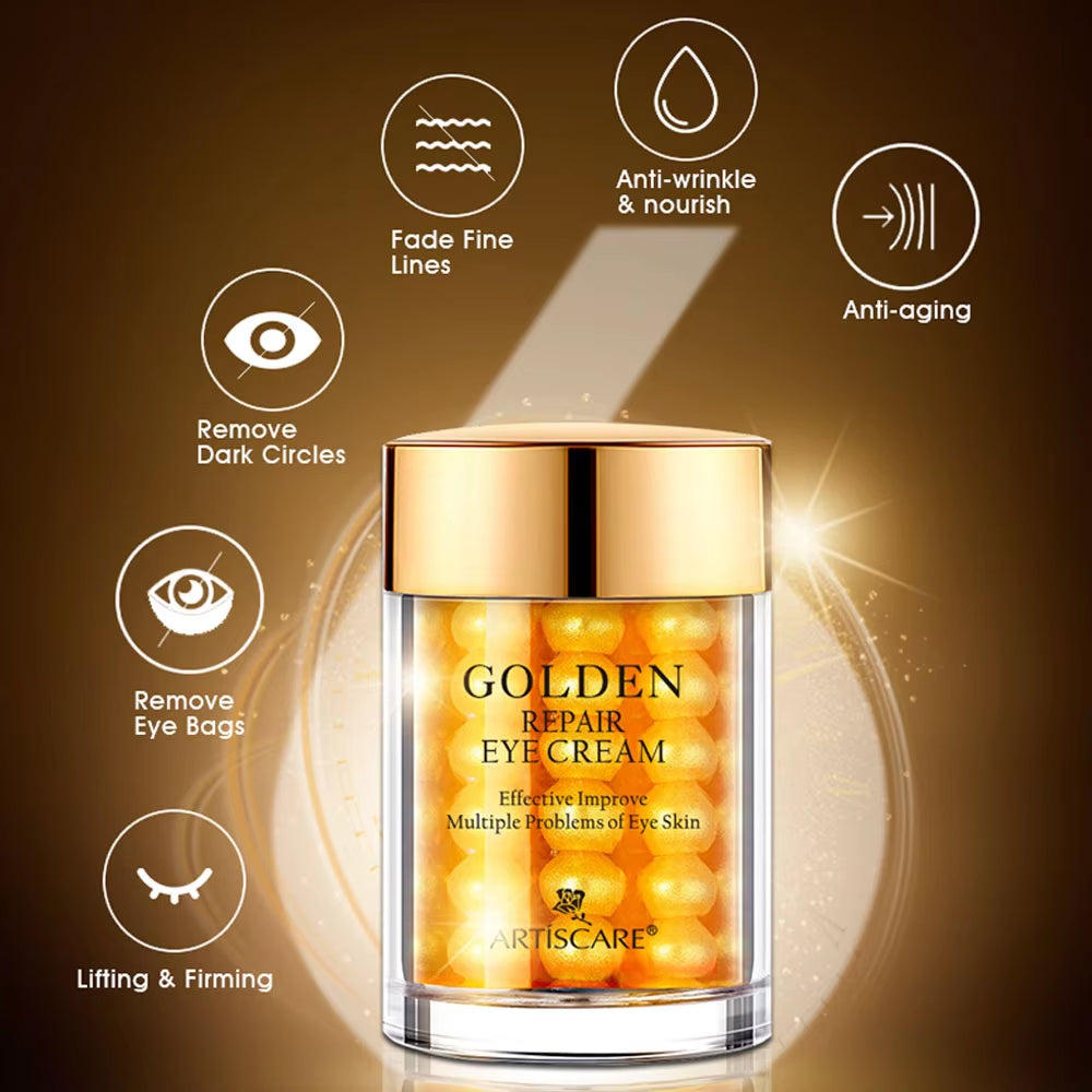 24K Gold Serum 3Pcs/Set for Facial Care Eye Cream Moisturizing Face Essence Skin Care Products