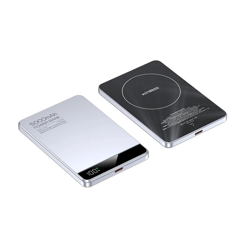 Original Qi2 Powerbank Wireless Charger for Apple Iwatch 10 9 8 Magsafe Power Banks External Battery for Iphone 17 16Airpods Pro