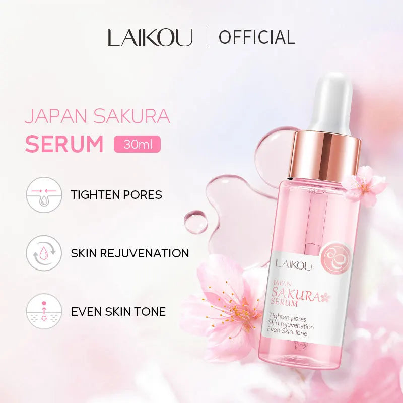 30Ml  Sakura Face Serum Cherry Blossom Moisturizing Essence Nourishing Improving Dryness Facial Skin Care Products
